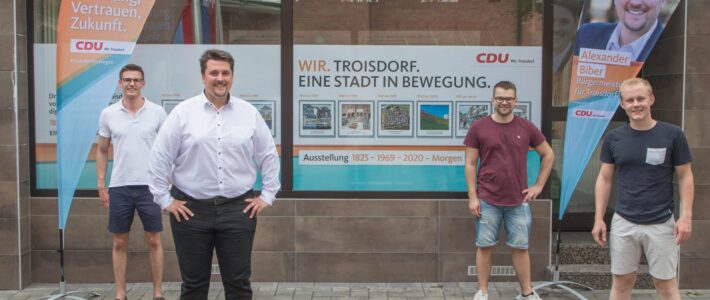 Idee der Jungen Union Troisdorf realisiert – Popup Store öffnet in der Fußgängerzone