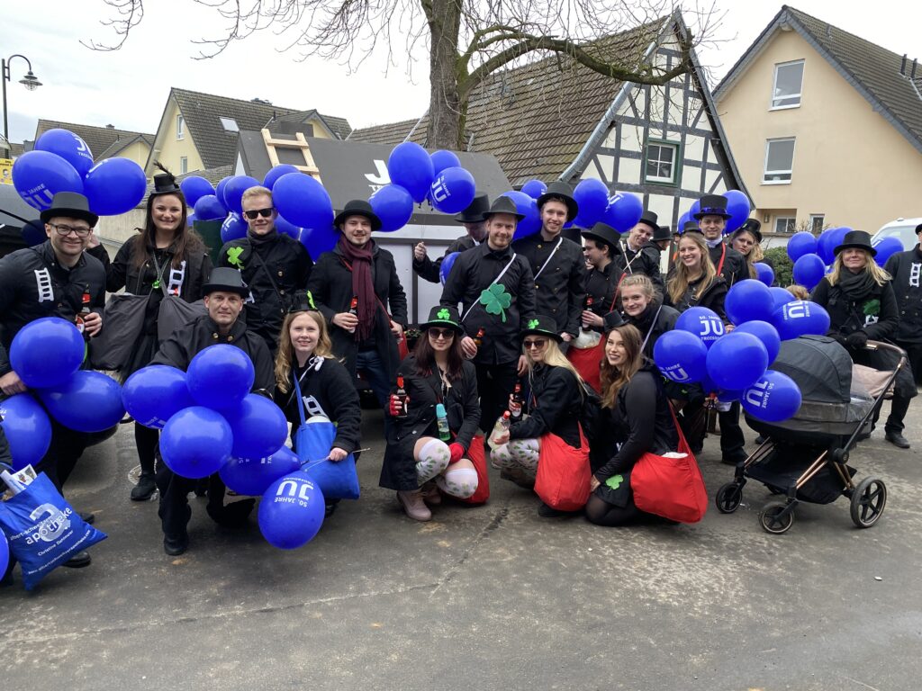 Die Karnevalsgruppe der Jungen Union Troisdorf